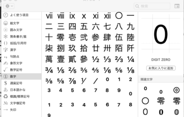 macで分数や累乗を表記する方法